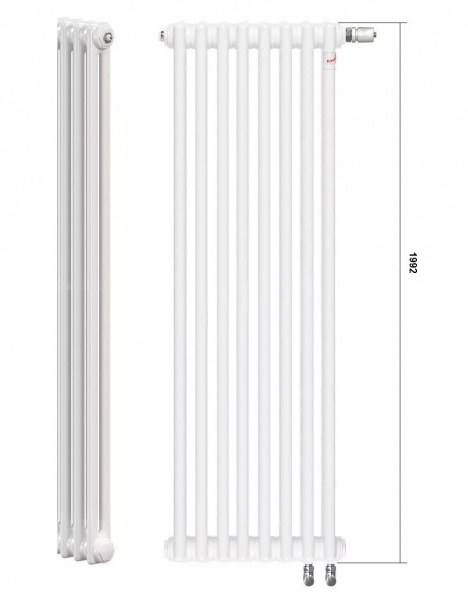 �������� Zehnder Charleston Completto CH 2200/12 V001  RAL 9016
